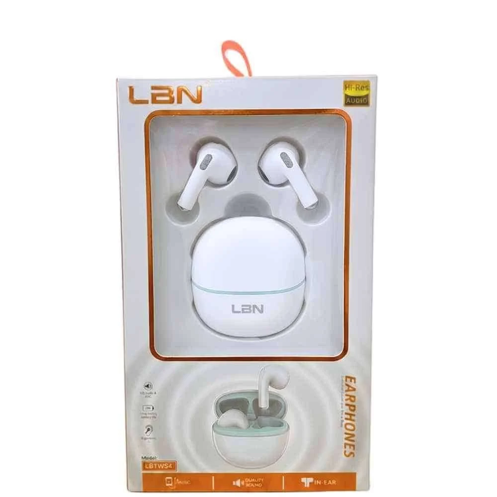 Audífonos Inalámbricos LBN LBTWS4 Blanco: Increíble Sonido y Comodidad