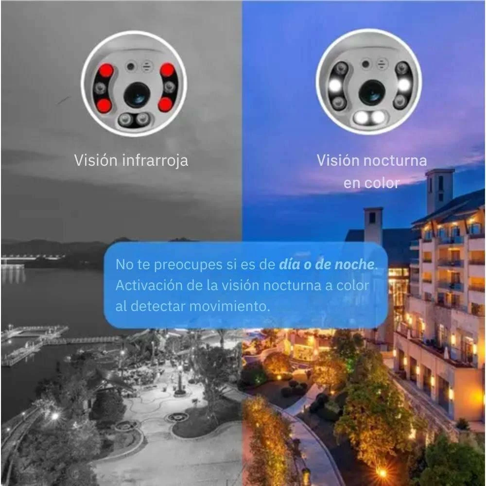 Cámara de Seguridad WiFi V380-2MP Pro LBN: Control Increíble y Absoluto de tu Hogar