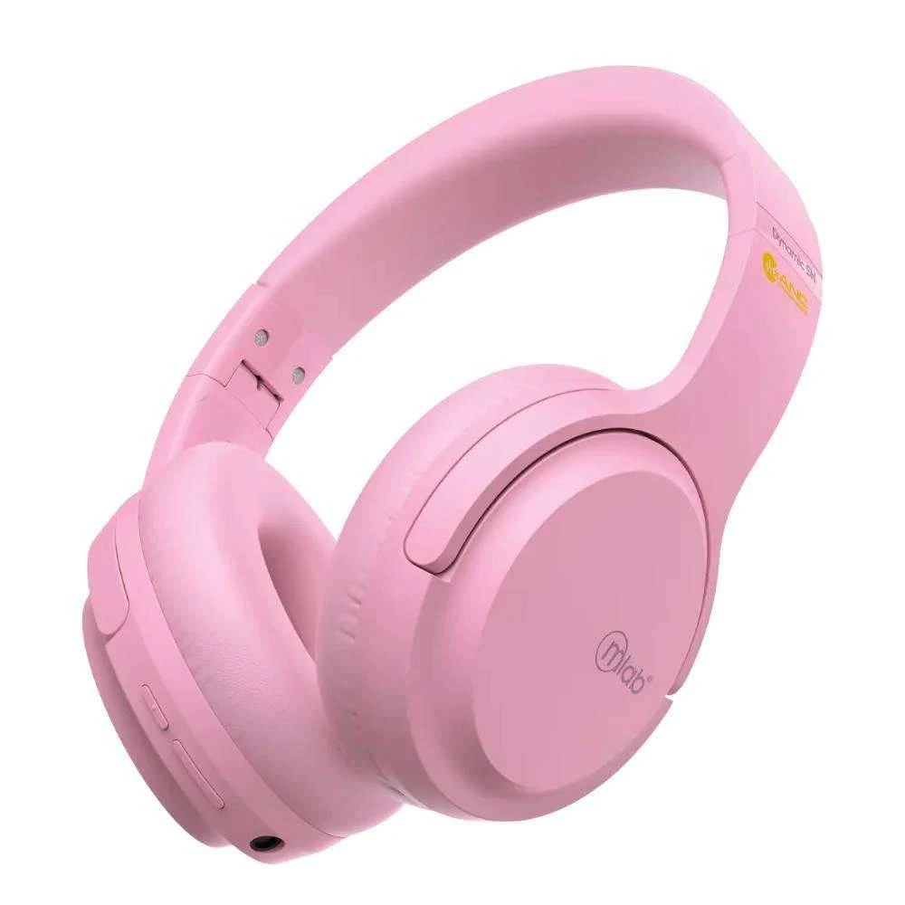 Audífonos Inalámbricos MLAB Over-Ear Rosado con Cancelación de Ruido: Transforma tu experiencia sonora increíble