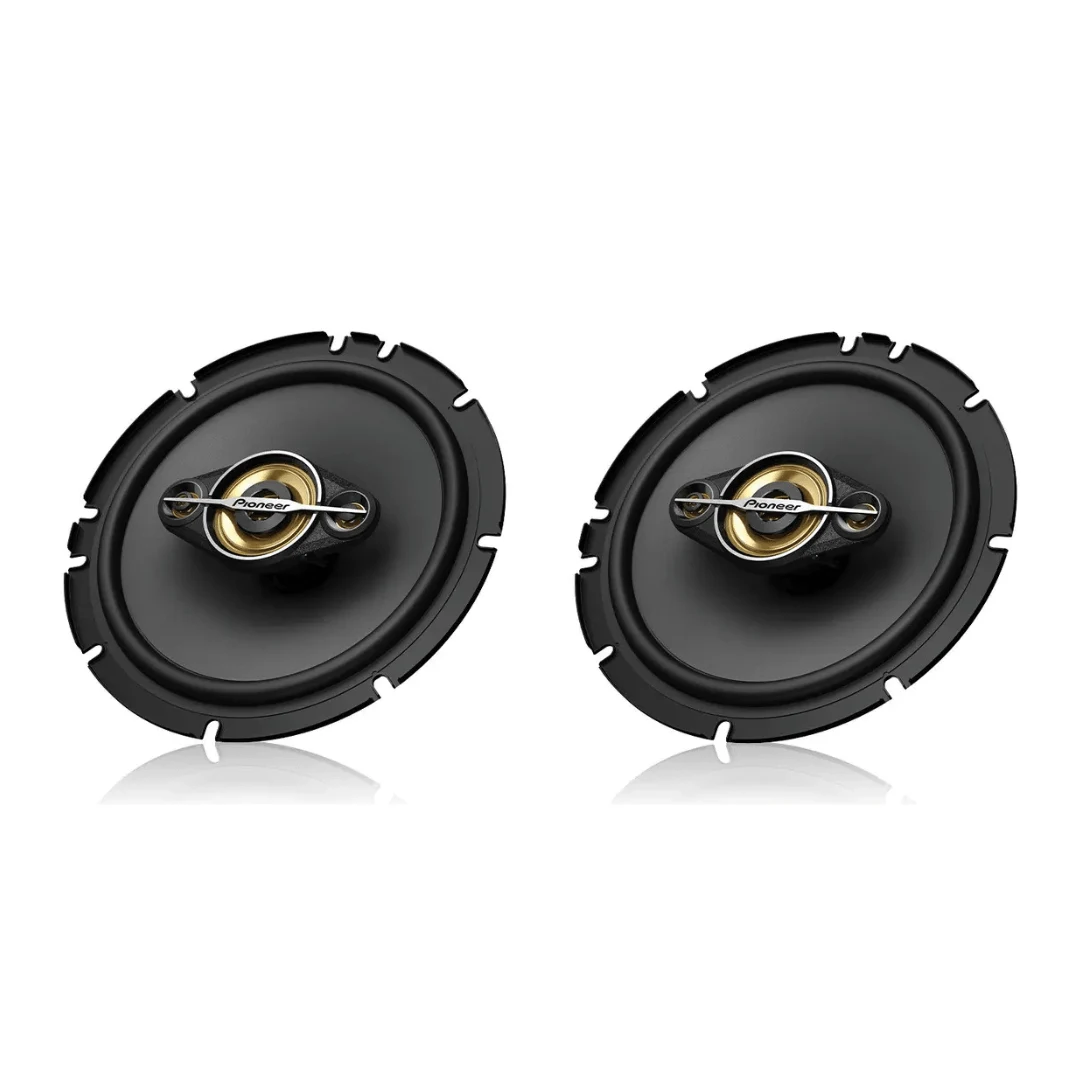 Par de altavoces cuadriaxiales Pioneer de 6 pulgadas TS-A1688s 350 W, color negro. INCREIBLE