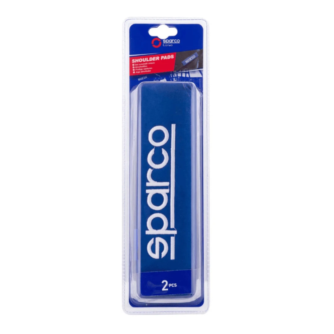 Almohadilla Para Cinturon De Seguridad Sparco Spc1204bl Azul. increible