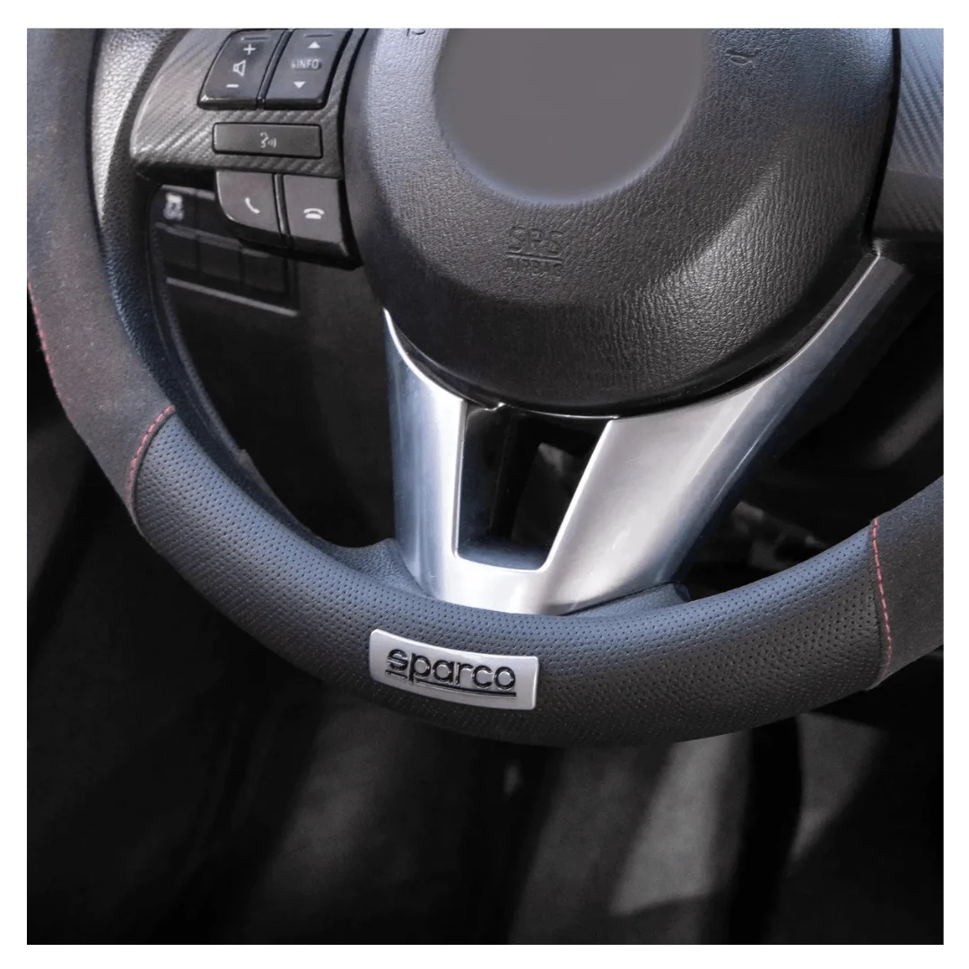 Cubre Volante De Vehiculos Sparco Spc1112bk Negro. INCREIBLE