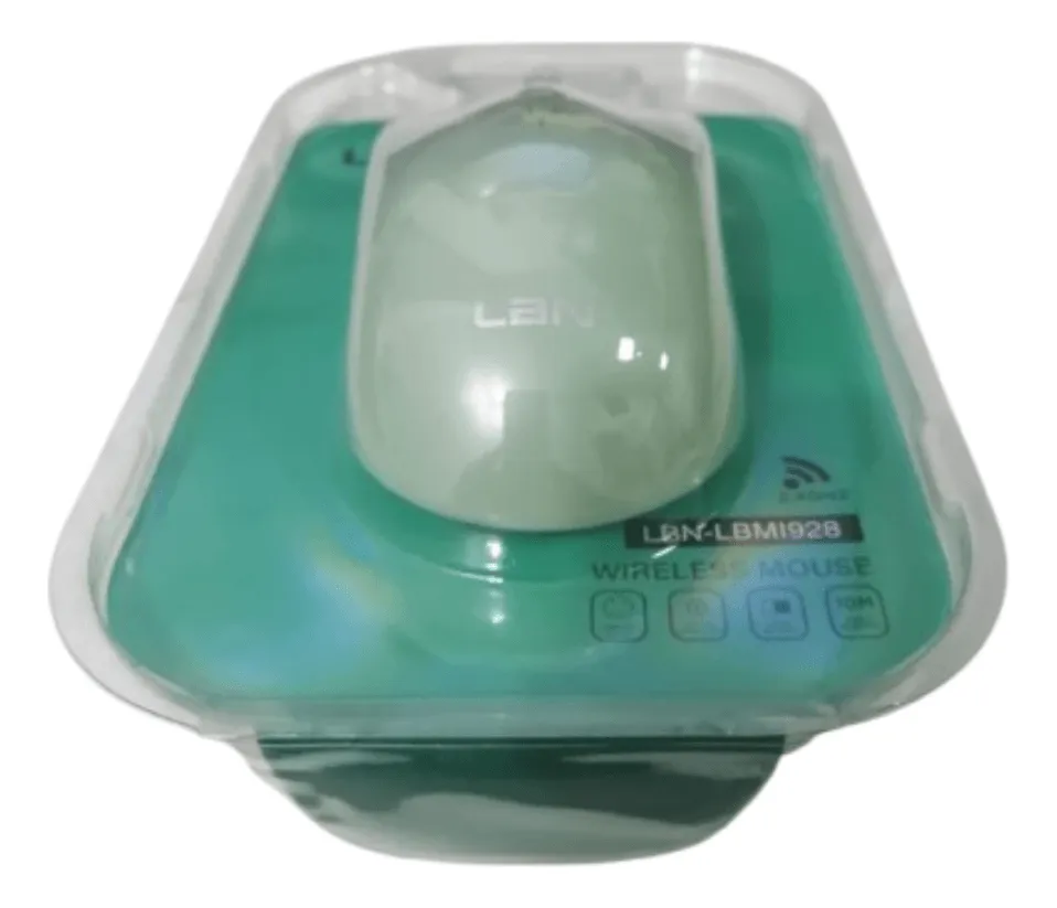 Mouse Inalámbrico LBN LBM1928 verde. increible
